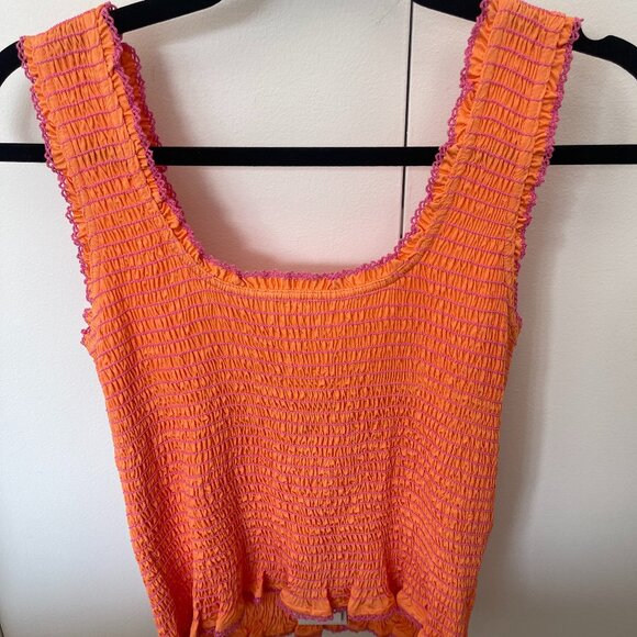 Rails Cropped Smock Tank Top - Picture 1 of 5